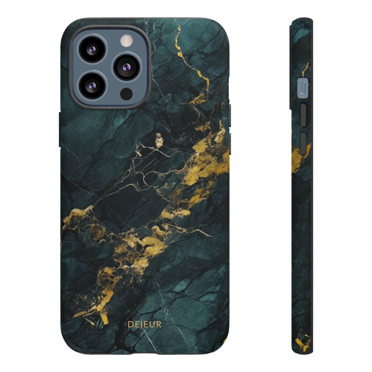 Gold Shadow Marble - iPhone Tough Case