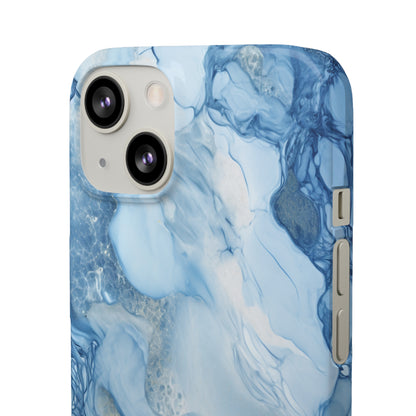 Sky Blue Marble - iPhone Snap Case