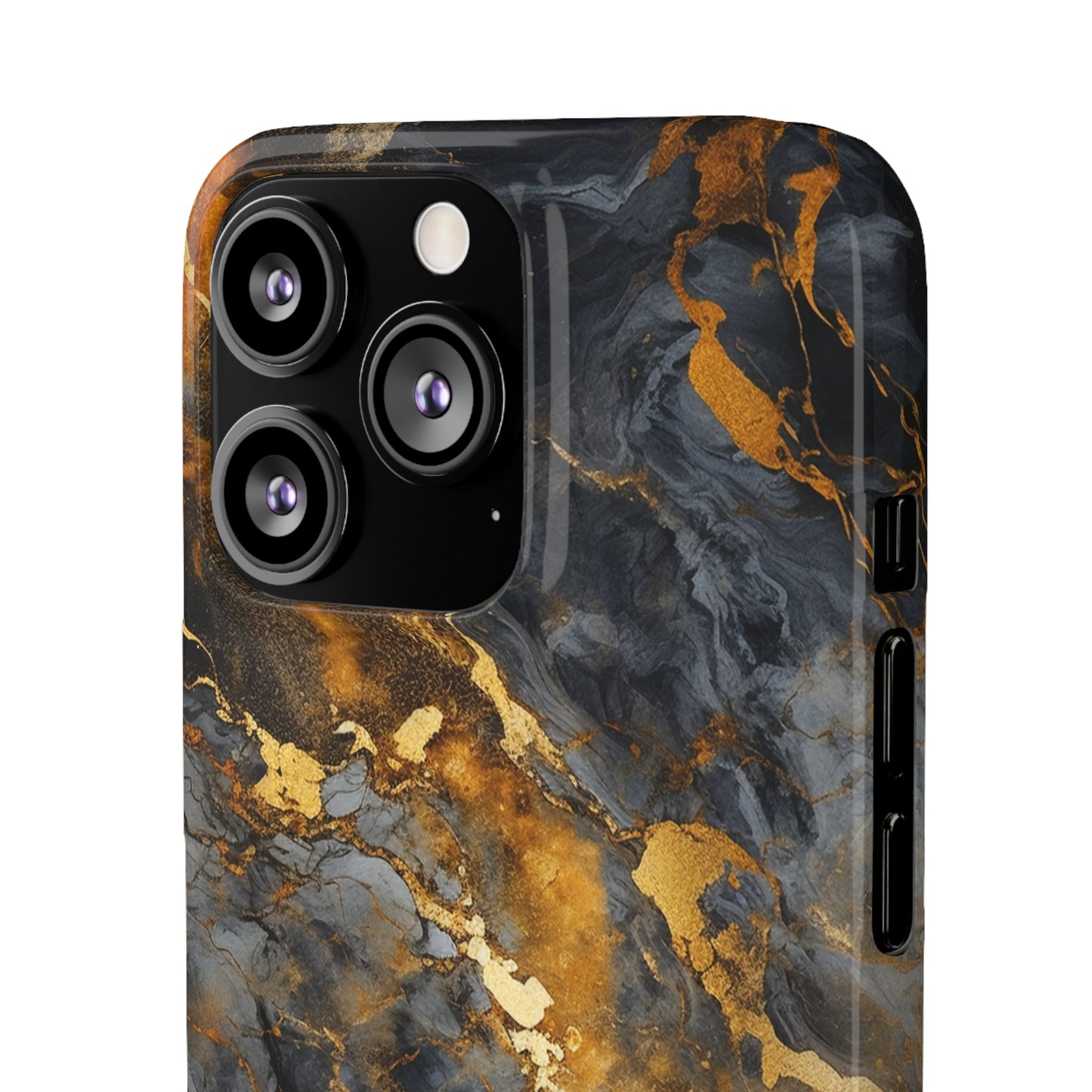 Platinum Gold Marble - iPhone Snap Case