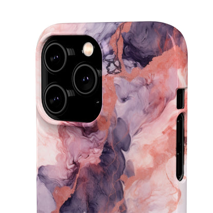 Royal Purple Marble - iPhone Snap Case