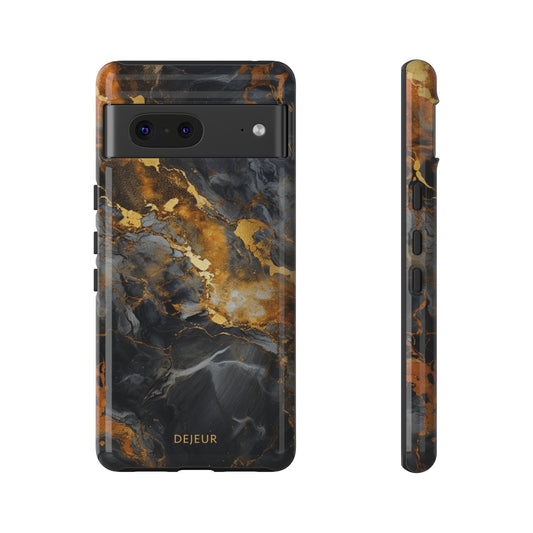 Platinum Gold Marble - Google Pixel Tough Case