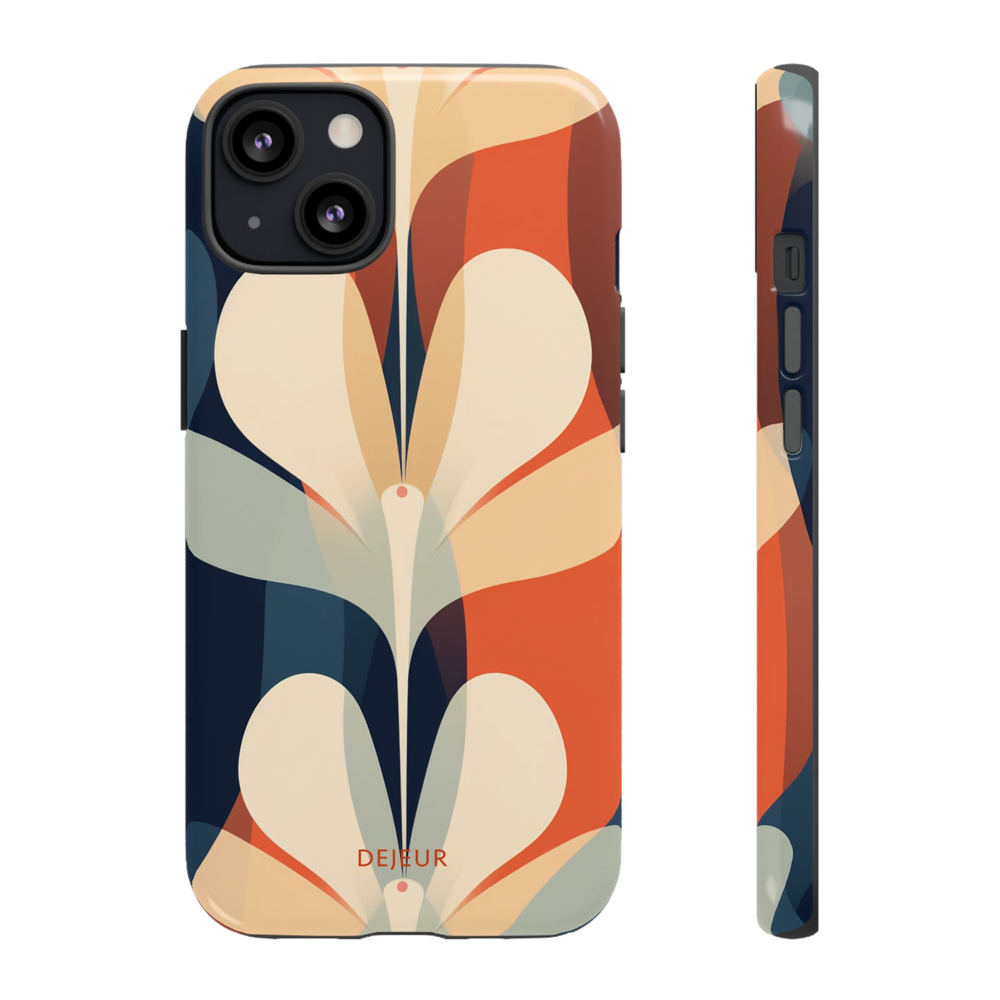 Floral Pattern Symmetrical - iPhone Tough Case