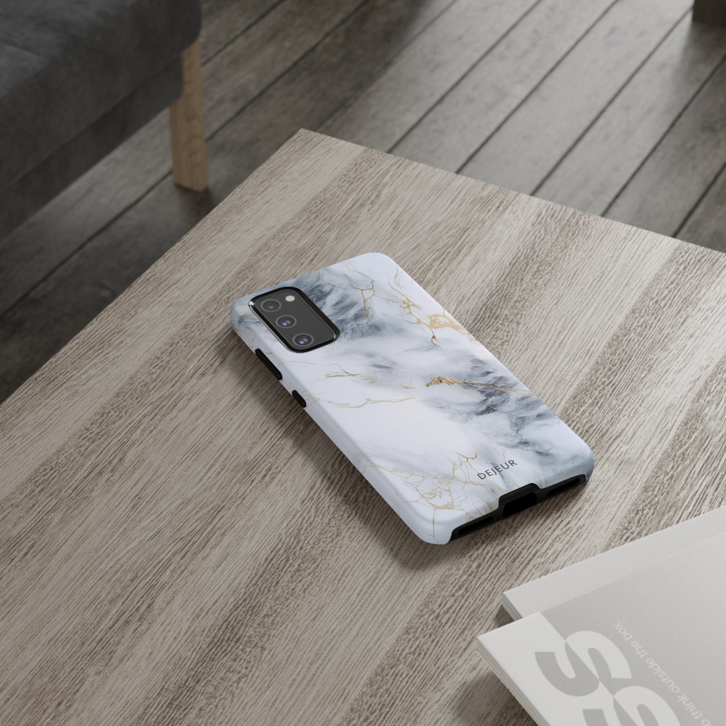 White Gold Marble - Samsung Galaxy Tough Case