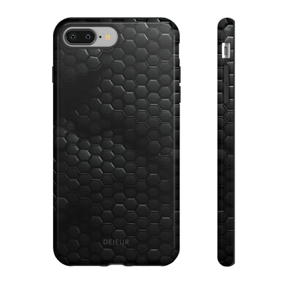 Black Carbon Matrix - iPhone Tough Case