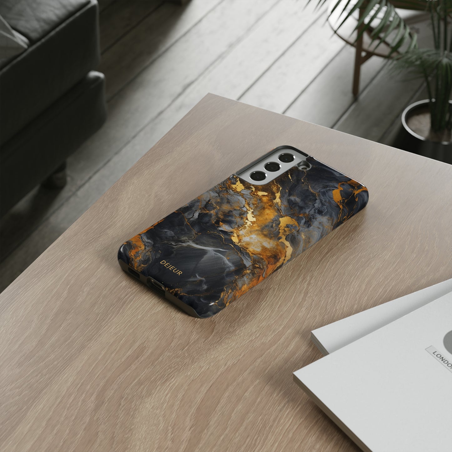 Platinum Gold Marble - Samsung Galaxy Tough Case