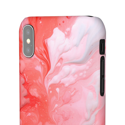 Rose Pink Marble - iPhone Snap Case