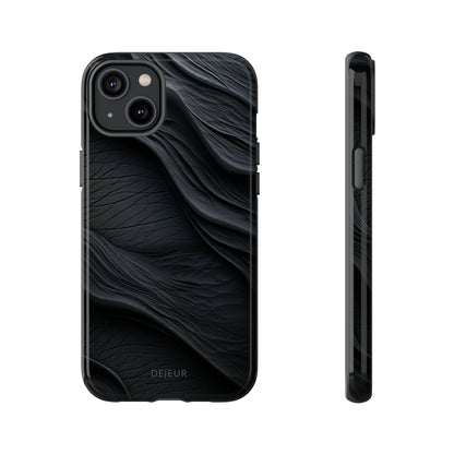 Charcoal Ripples - iPhone Tough Case