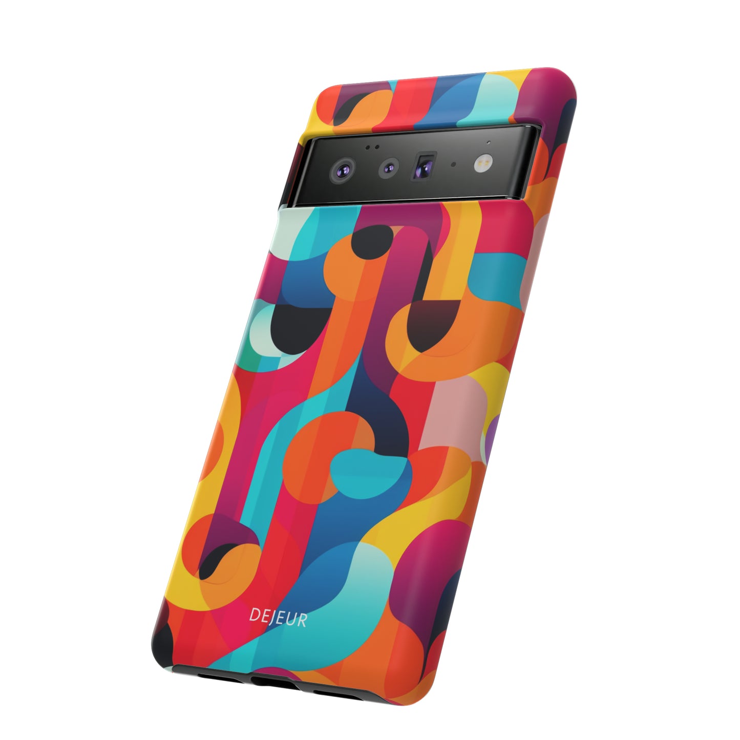 Curved Abstract Shapes - Google Pixel Tough Case