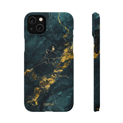 Gold Shadow Marble - iPhone Snap Case