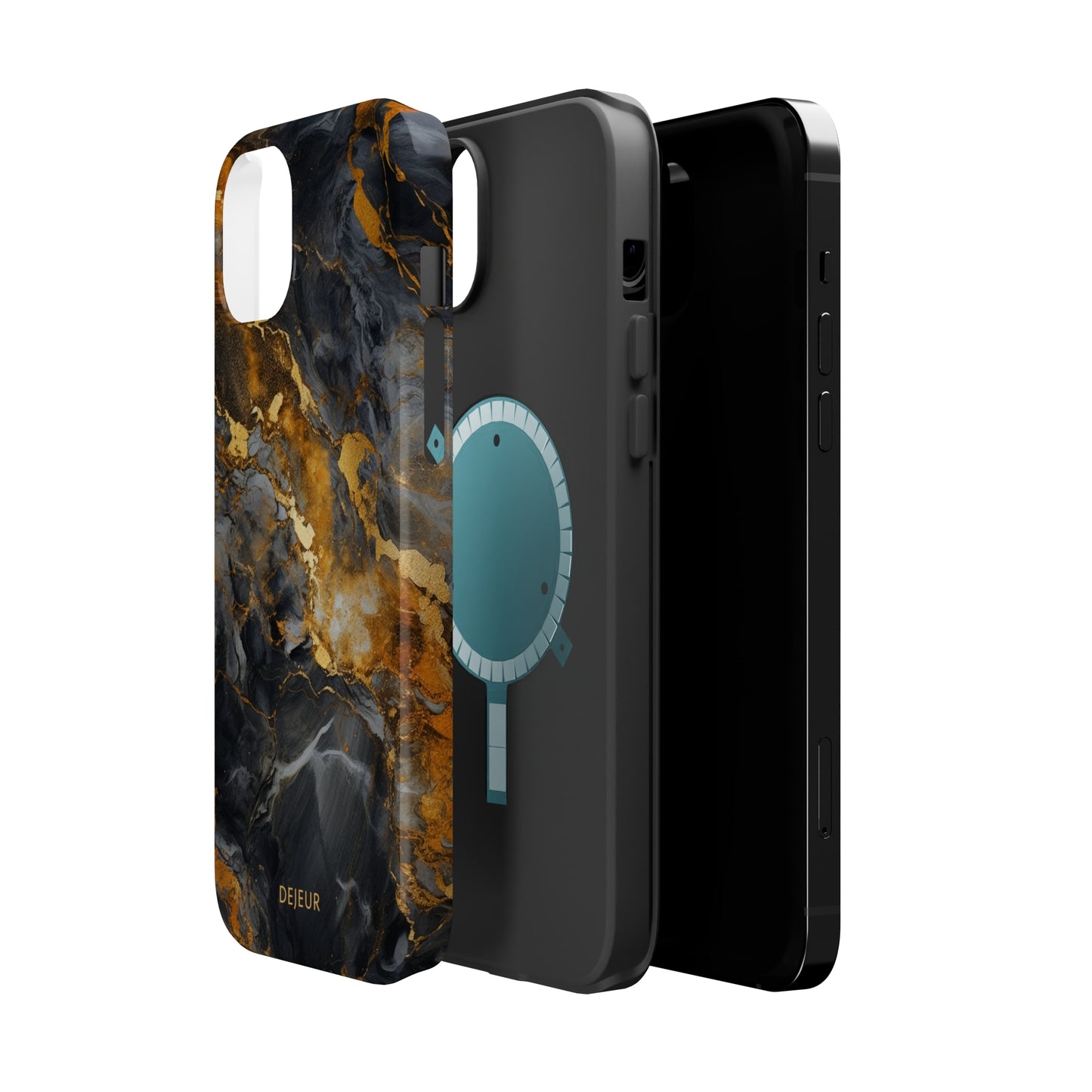 Platinum Gold Marble - iPhone MagSafe Tough Case