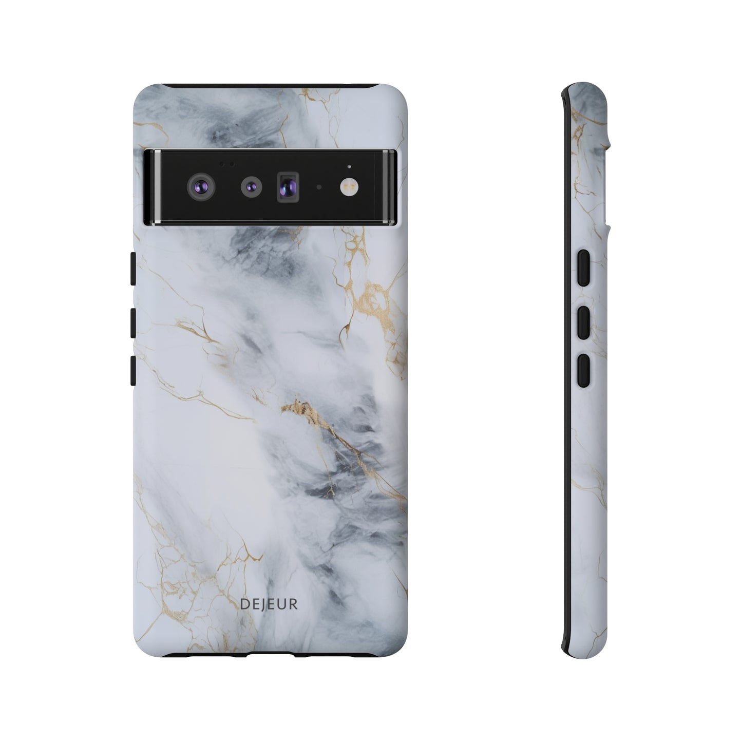 White Gold Marble - Google Pixel Tough Case