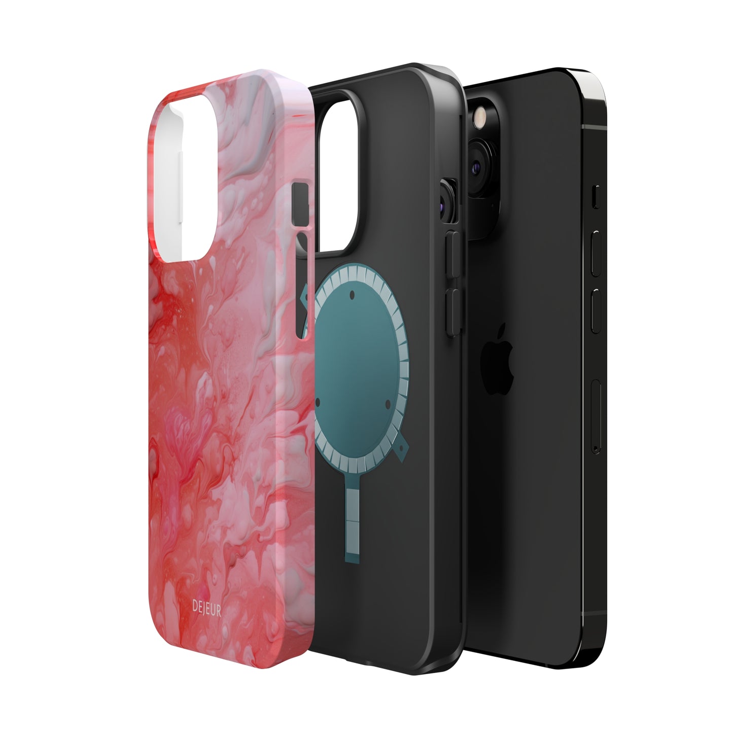 Rose Pink Marble - iPhone MagSafe Tough Case