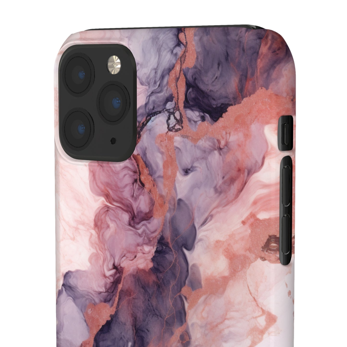 Royal Purple Marble - iPhone Snap Case