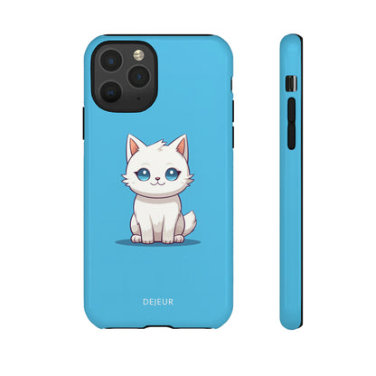 Little Blue Eyed Cat - iPhone Tough Case