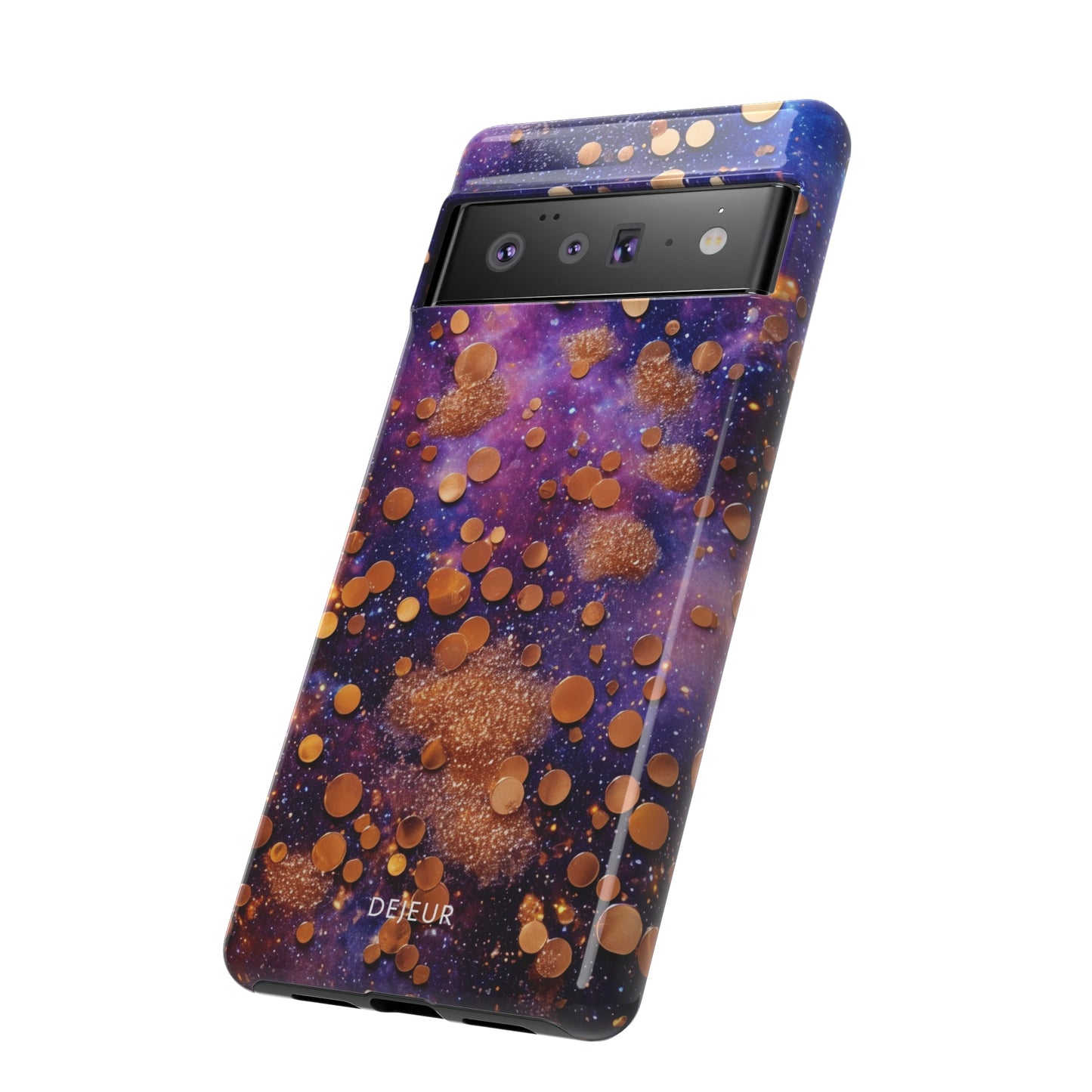 Cosmic Glitter Circles - Google Pixel Tough Case