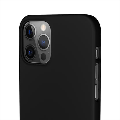 Pure Black - iPhone Snap Case