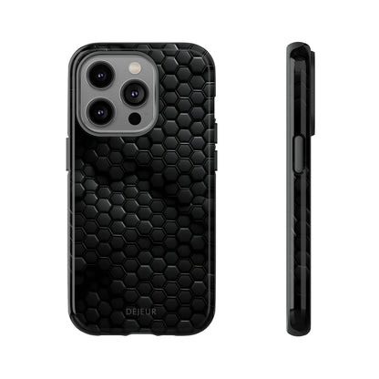 Black Carbon Matrix - iPhone Tough Case