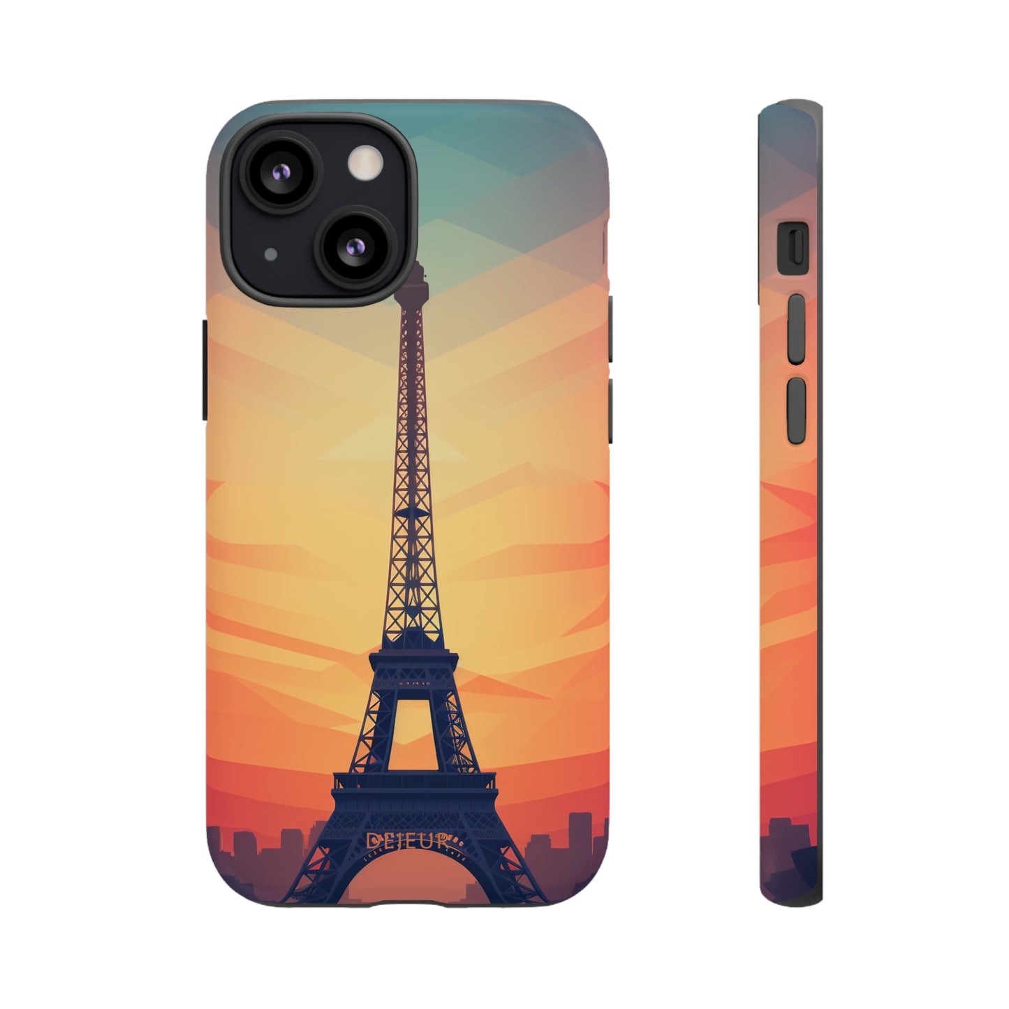 Eiffel Tower Sunset - iPhone Tough Case