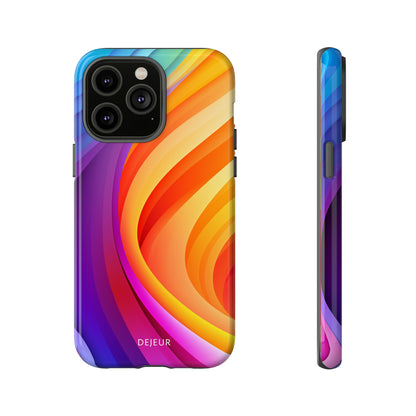 Rainbow Waves - iPhone Tough Case