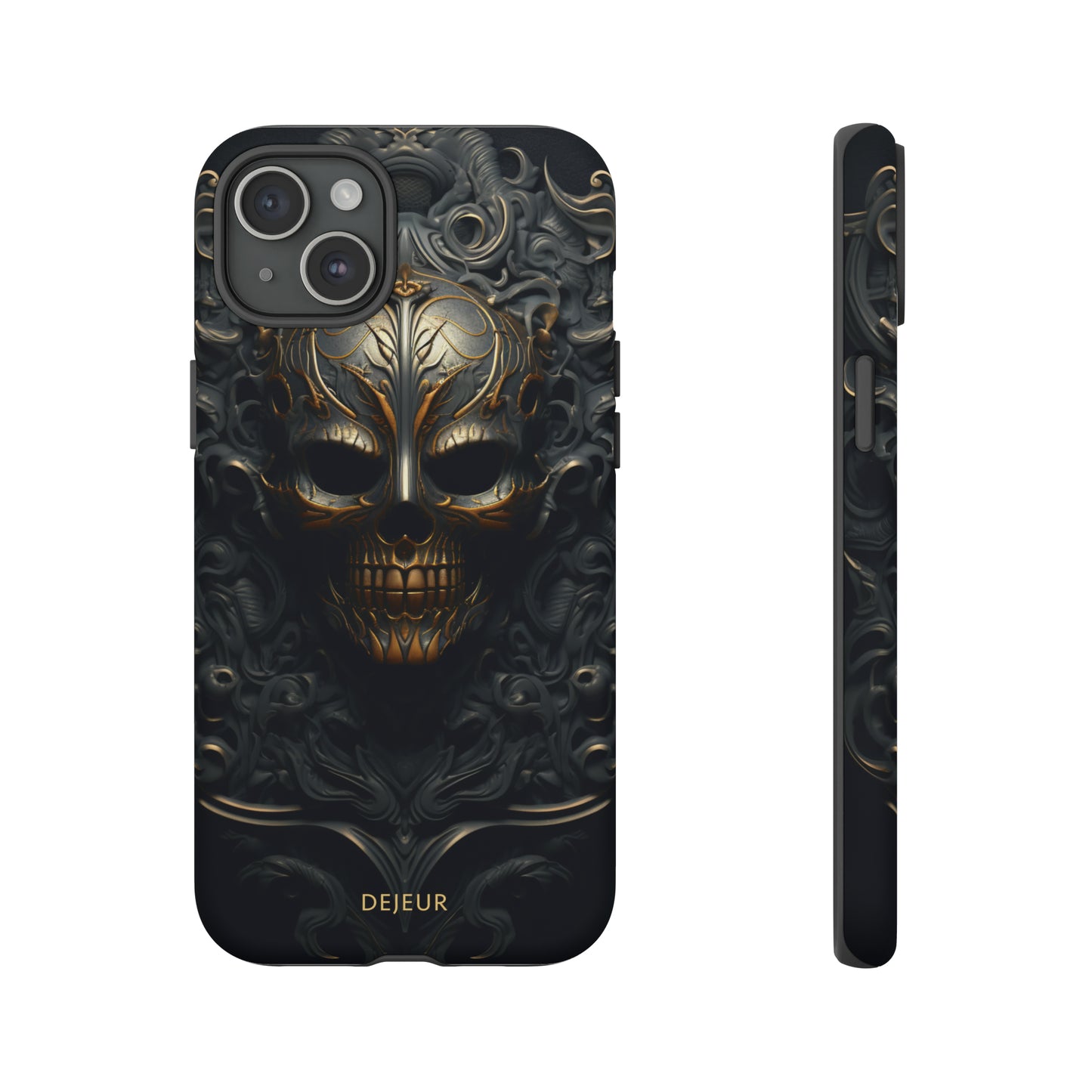 Dark Bronze Skull - iPhone Tough Case