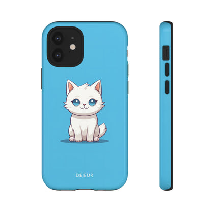 Little Blue Eyed Cat - iPhone Tough Case