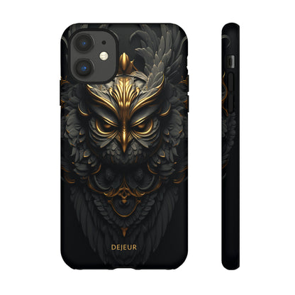 Golden Dark Owl - iPhone Tough Case