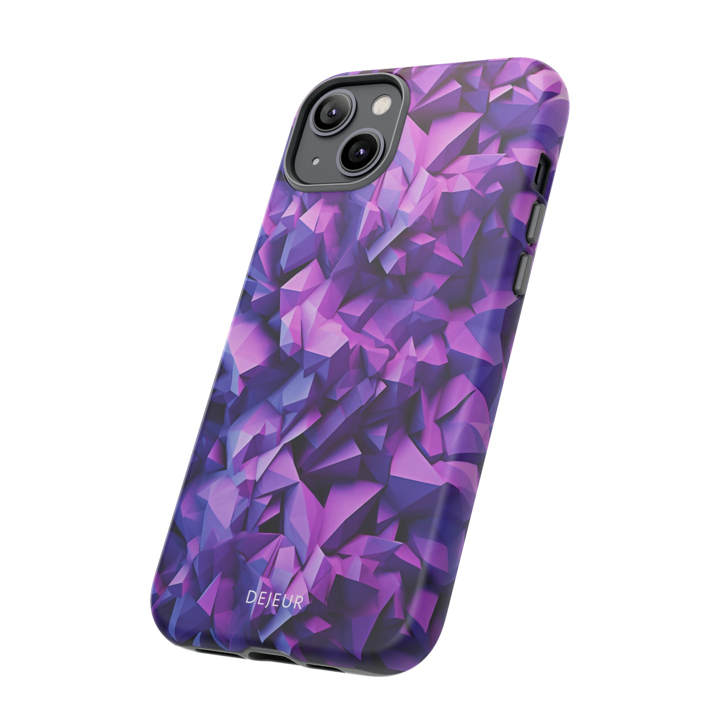 3D Purple Pattern - iPhone Tough Case