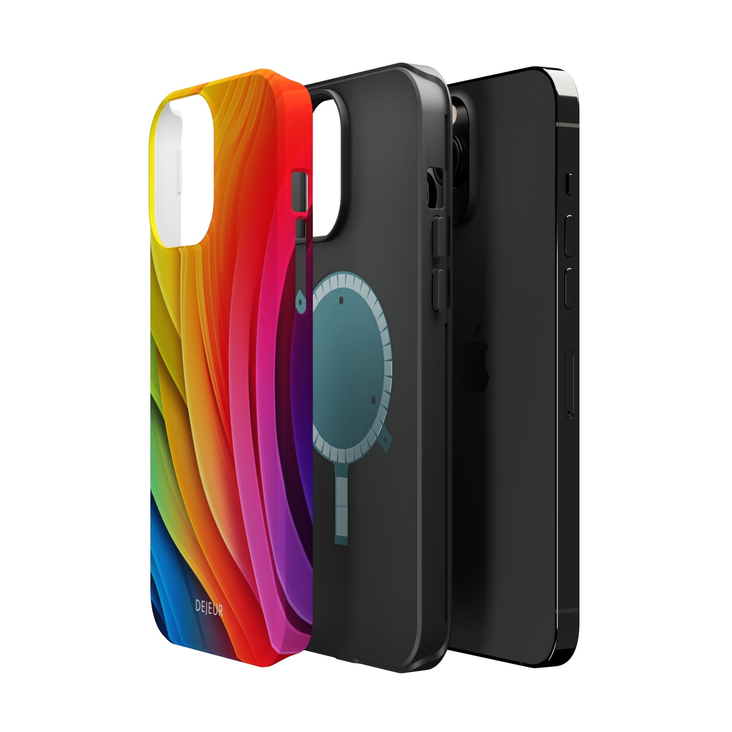 Rainbow Layers - iPhone MagSafe Tough Case