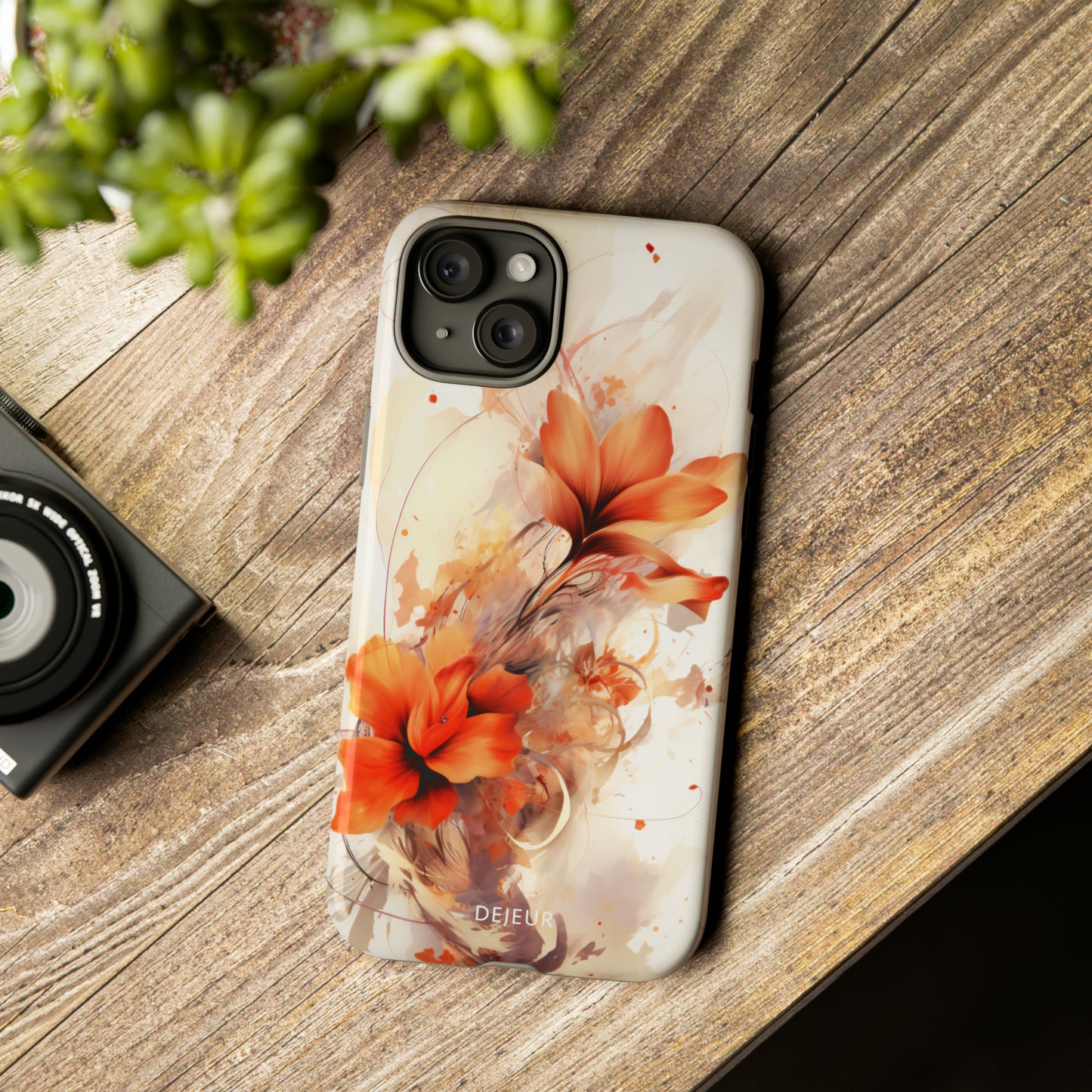 Classic Floral Beige - iPhone Tough Case