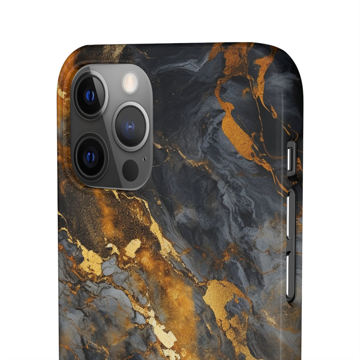 Platinum Gold Marble - iPhone Snap Case