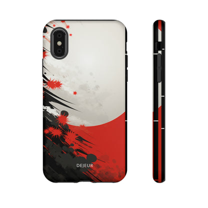 Japanese Abstract Splatter - iPhone Tough Case