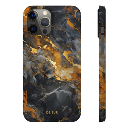 Platinum Gold Marble - iPhone Snap Case