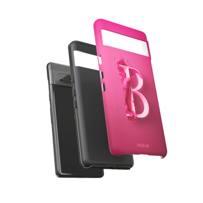 B Hot Pink Splash - Google Pixel Tough Case