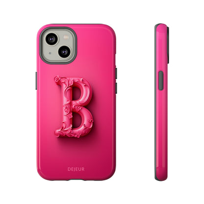 B Hot Pink - iPhone Tough Case