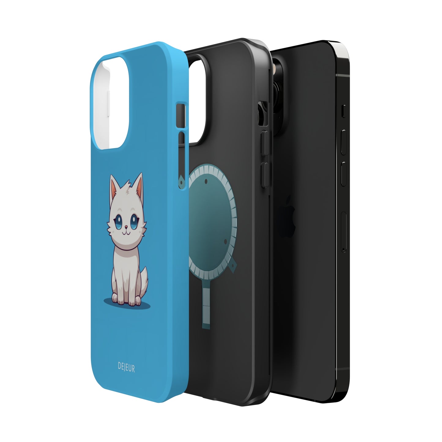 Little Blue Eyed Cat - iPhone MagSafe Tough Case