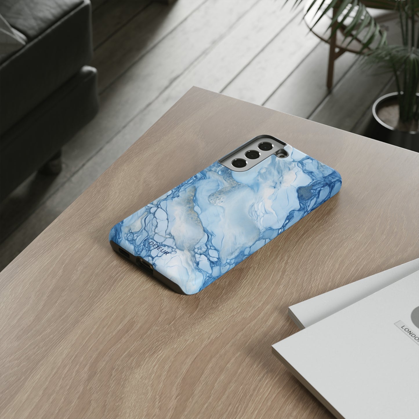 Sky Blue Marble - Samsung Galaxy Tough Case