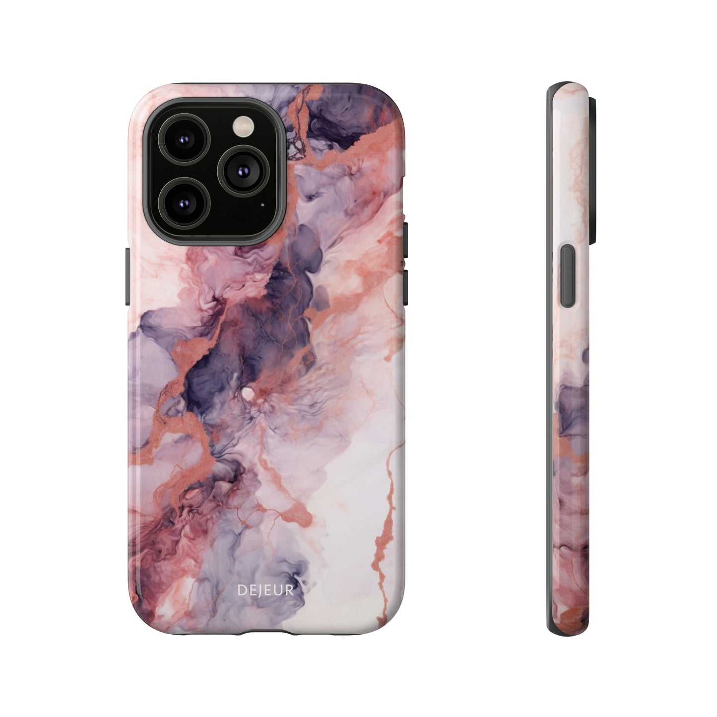 Royal Purple Marble - iPhone Tough Case