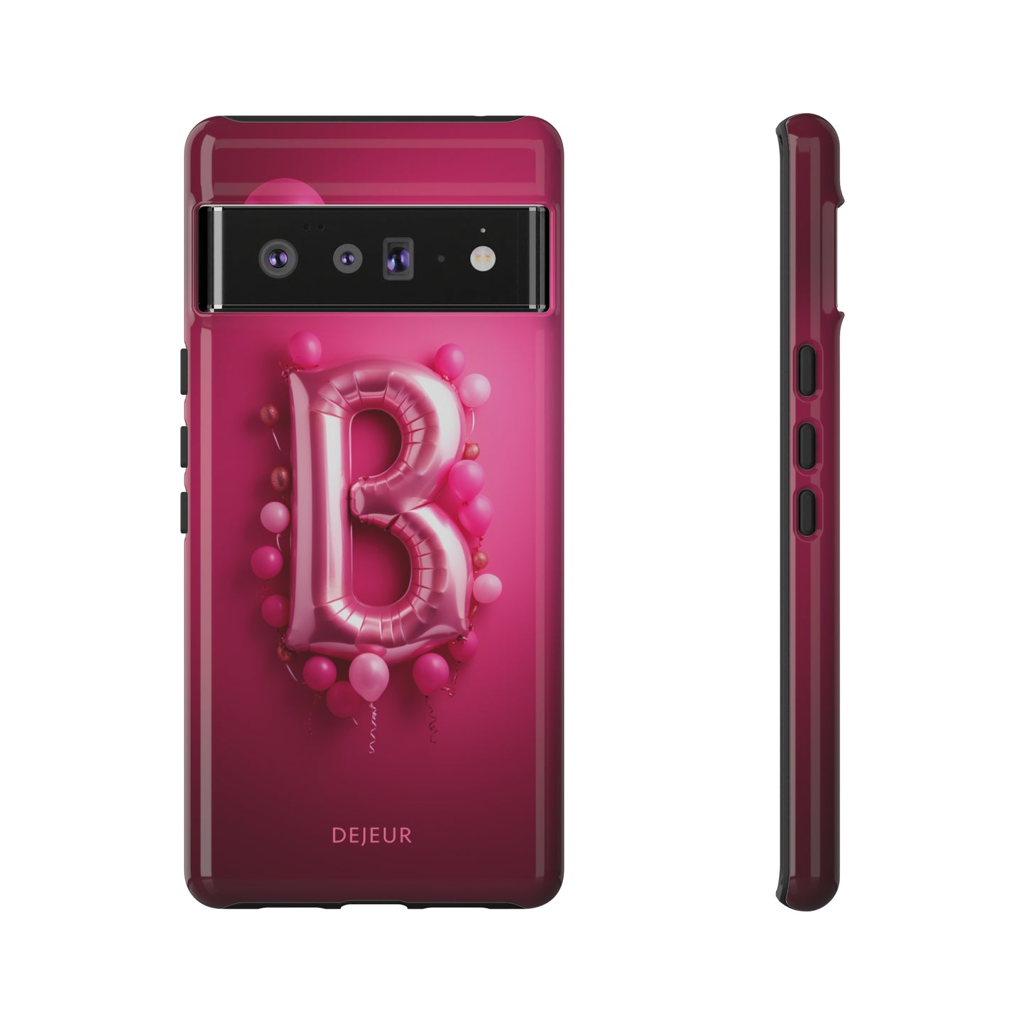 B Magenta Pink Balloons - Google Pixel Tough Case