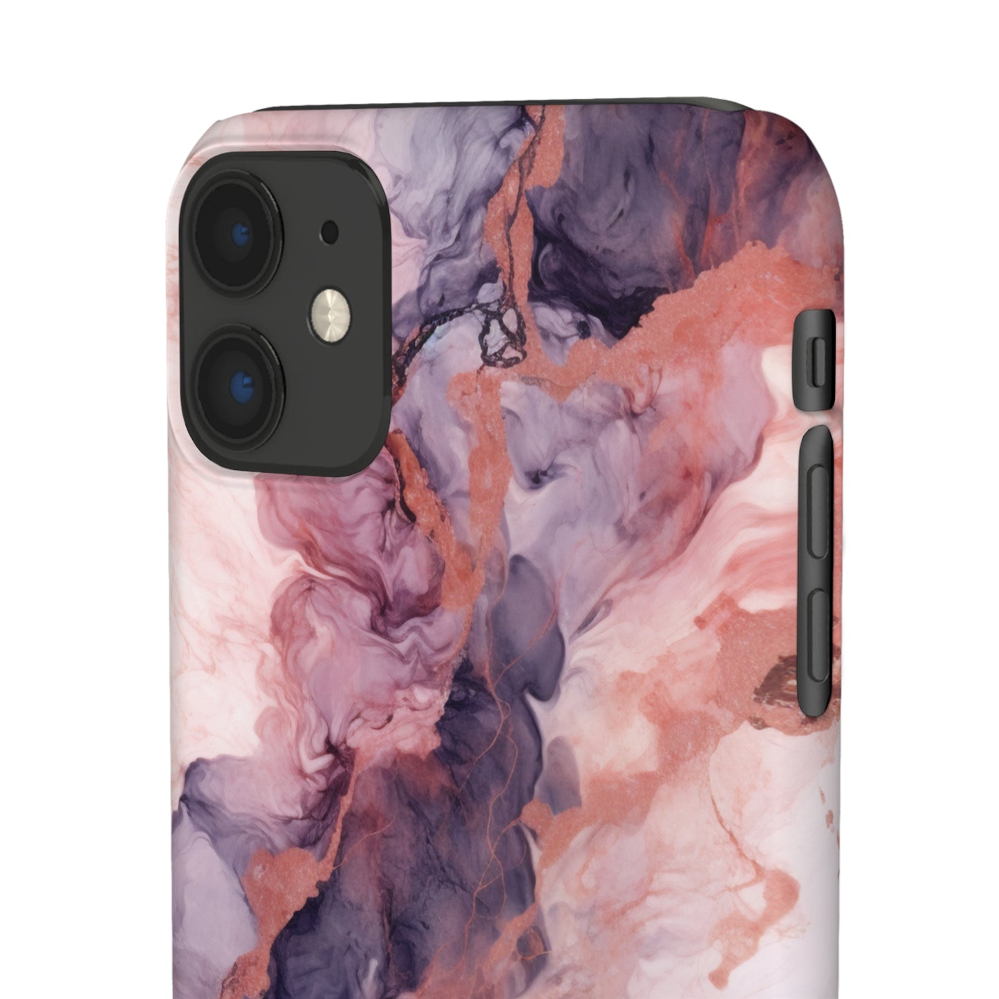 Royal Purple Marble - iPhone Snap Case