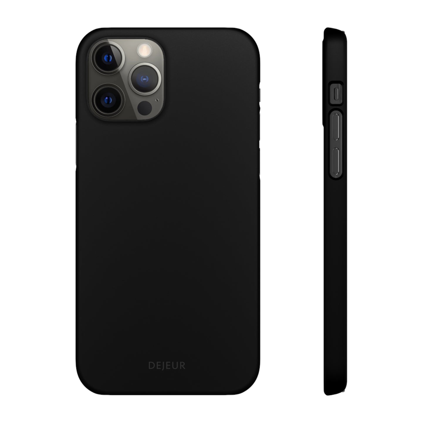 Pure Black - iPhone Snap Case