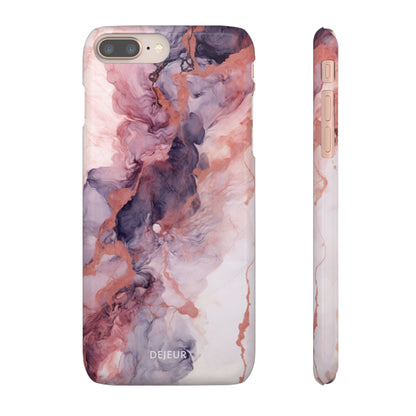 Royal Purple Marble - iPhone Snap Case