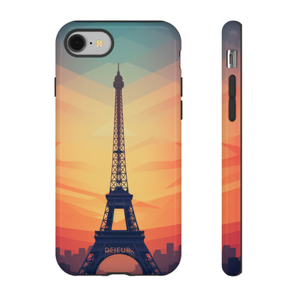 Eiffel Tower Sunset - iPhone Tough Case