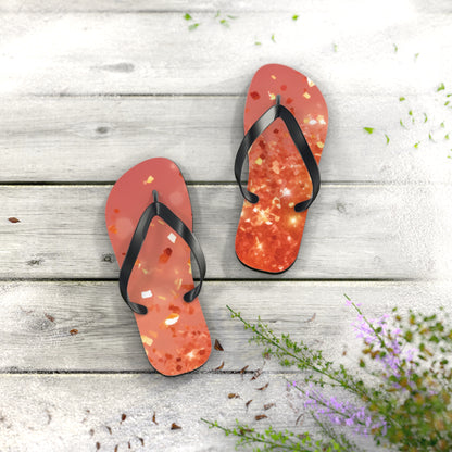Rose Confetti Glitter - Flip Flops