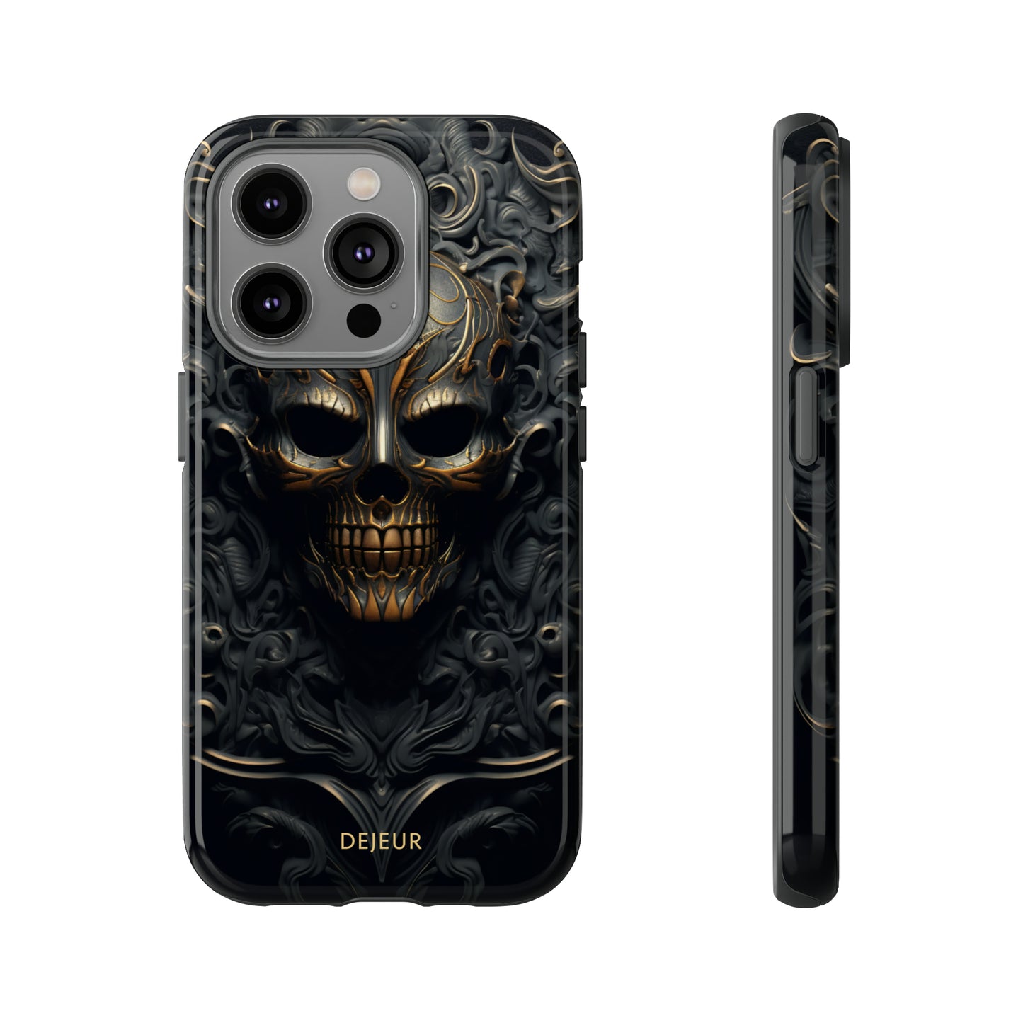 Dark Bronze Skull - iPhone Tough Case