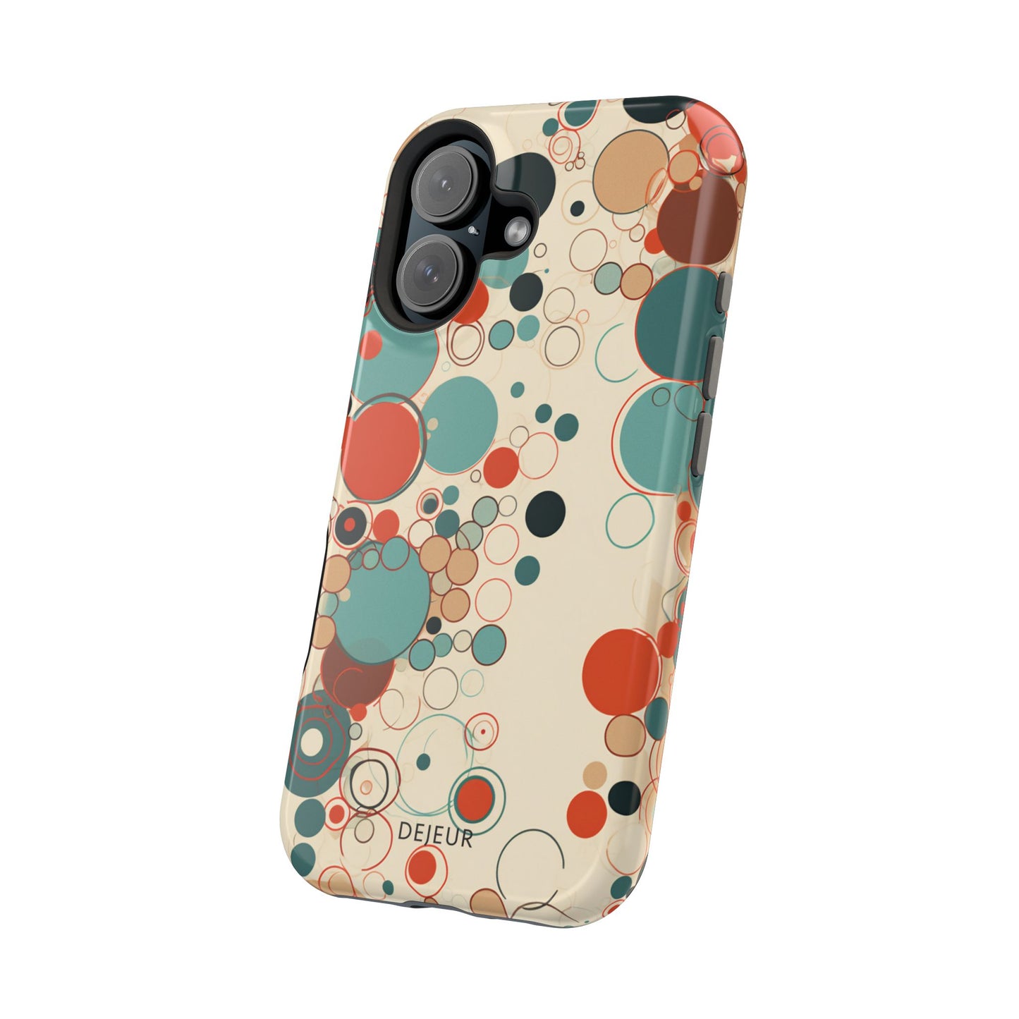 Pastel Line Circles - iPhone MagSafe Tough Case