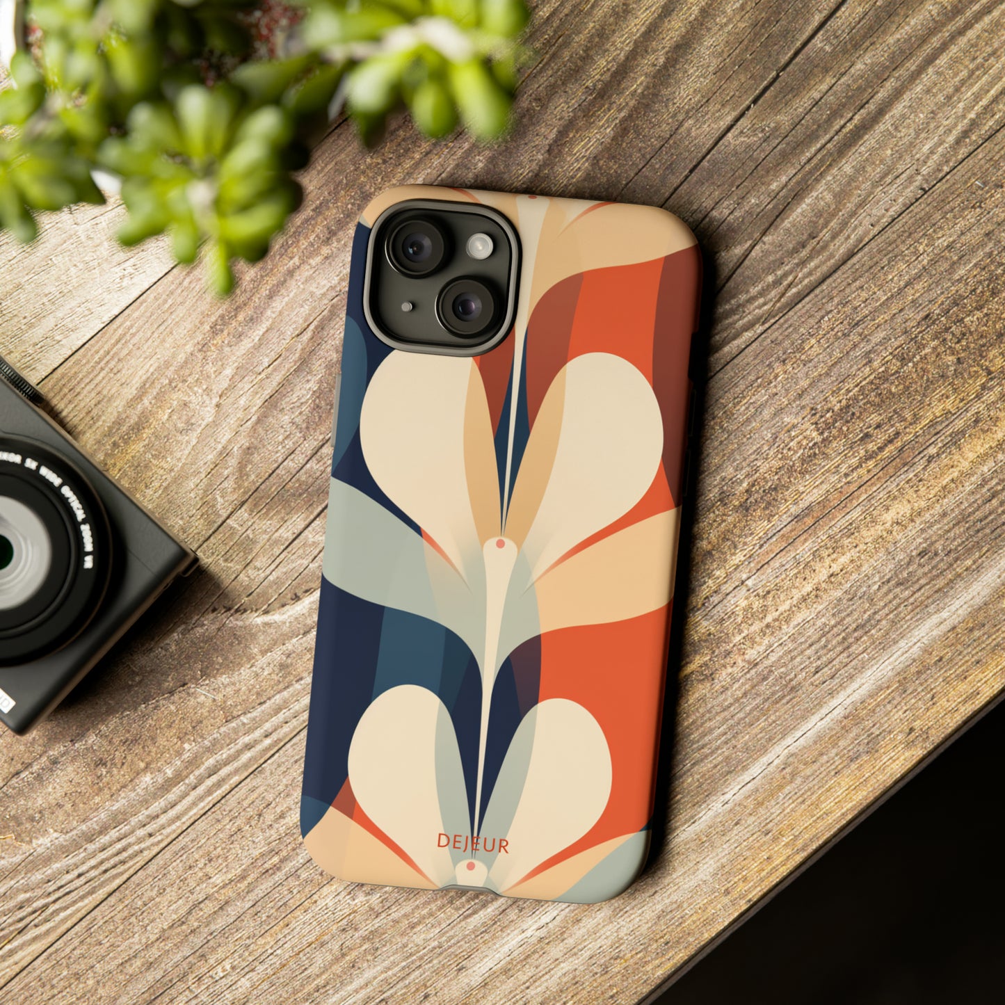 Floral Pattern Symmetrical - iPhone Tough Case