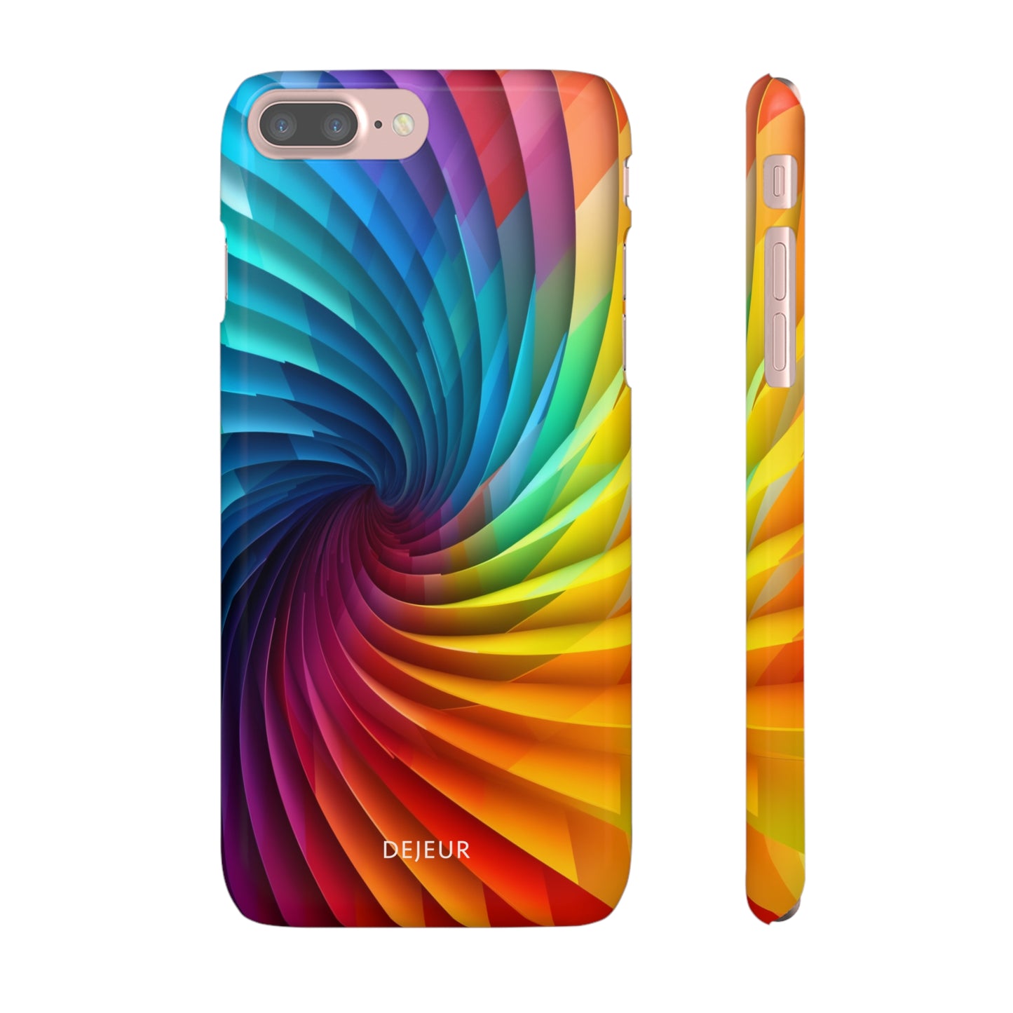 Rainbow Spiral - iPhone Snap Case