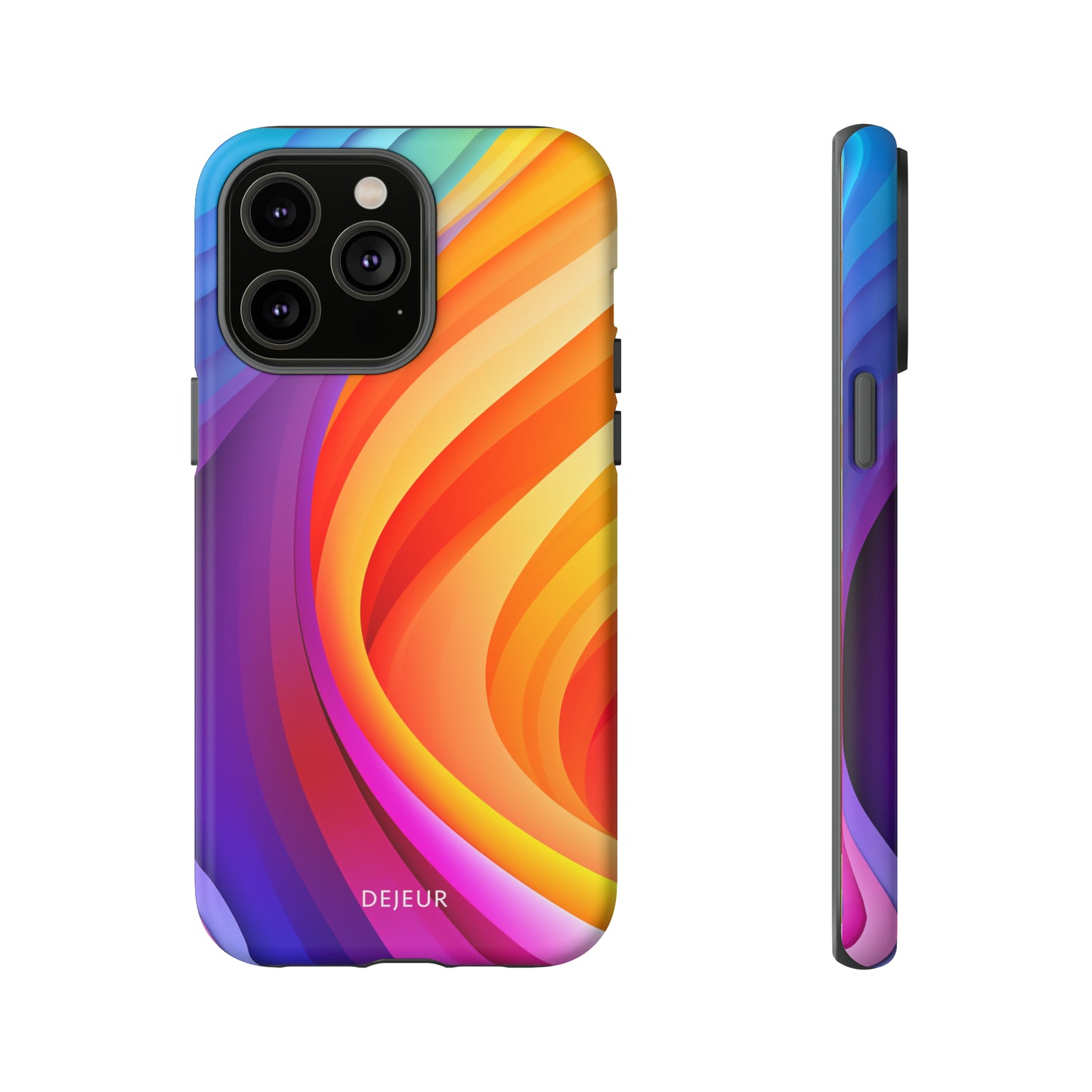 Rainbow Waves - iPhone Tough Case