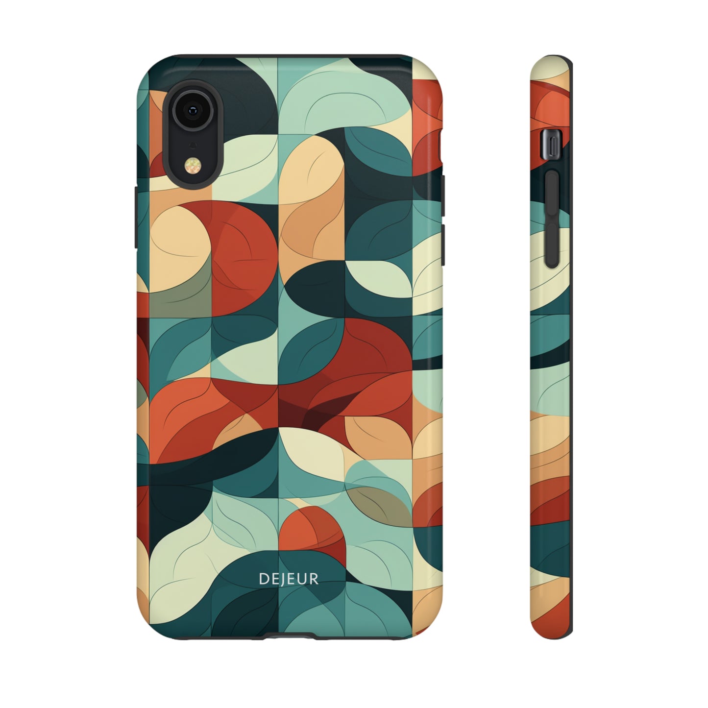 Abstract Circular Shapes - iPhone Tough Case