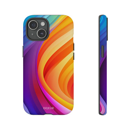 Rainbow Waves - iPhone Tough Case